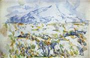 Paul Cezanne La Montagne Sainte-Victoire painting
